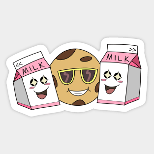 Cool Cookie & Milks Sticker